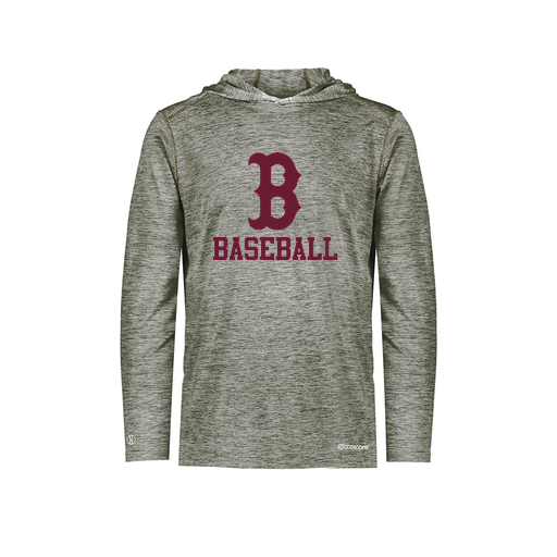 [FOLHCGGY-AS-LOGO3] Decker Men's Charge Hoodie (Adult S, Gray, Logo 3)