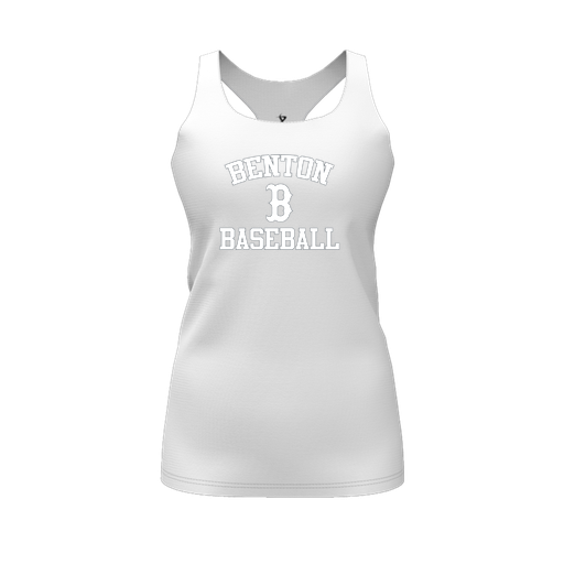 [FT0TRBWH-FYS-LOGO2] Decker Racerback Tank Top (Female Youth S, White, Logo 2)