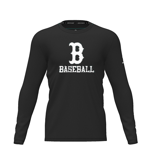 [CUS-DRIF-TEES-PER-CNK-LSL-BLK-YXS-LOGO3] Dri Fit Performance T-Shirt (Youth XS, Black, Logo 3, Long Sleeve)