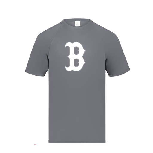 [2790.059.S-LOGO1] Men's Smooth Sport T-Shirt (Adult S, Gray, Logo 1)