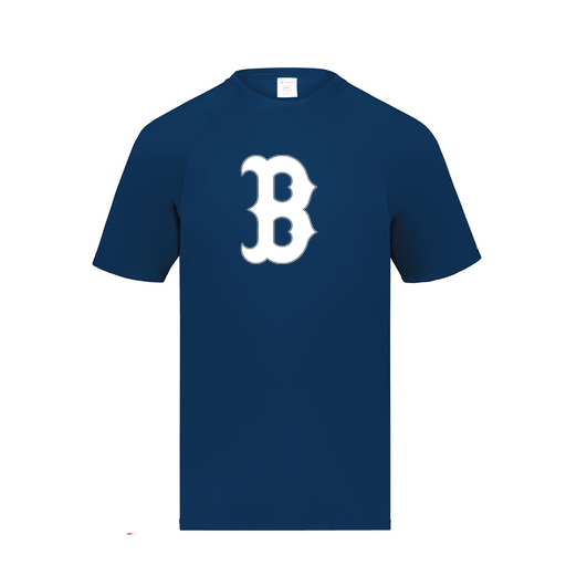 [2790.065.S-LOGO1] Men's Smooth Sport T-Shirt (Adult S, Navy, Logo 1)