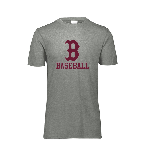 [FTSCUBGY-AS-LOGO3] Decker Men's Tri-Blend T-Shirt - Short Sleeve (Adult S, Gray, Logo 3)