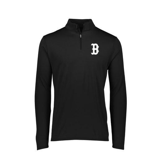 [2787.080.XS-LOGO1] Ladies Dri Fit 1/4 Zip Shirt (Female Adult XS, Black, Logo 1)