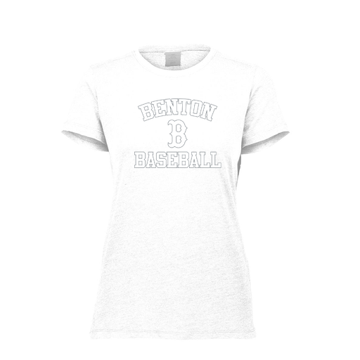 [FTSCUBWH-FAXS-LOGO2] Decker Women's Tri-Blend T-Shirt - Short Sleeve (Female Adult XS, White, Logo 2)