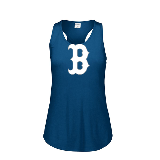 [3078.U22.S-LOGO1] Ladies Tri Blend Tank Top (Female Adult S, Navy, Logo 1)