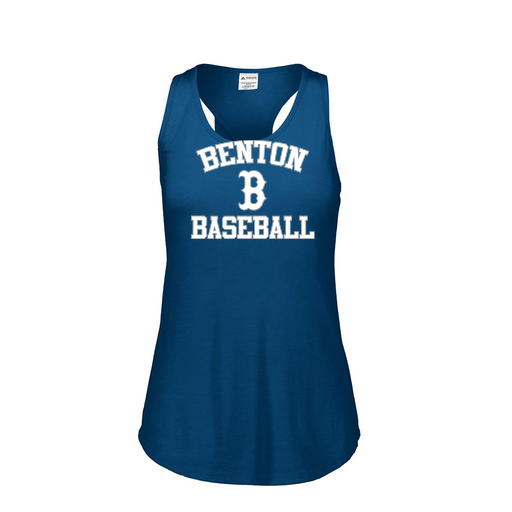 [3078.U22.S-LOGO2] Ladies Tri Blend Tank Top (Female Adult S, Navy, Logo 2)