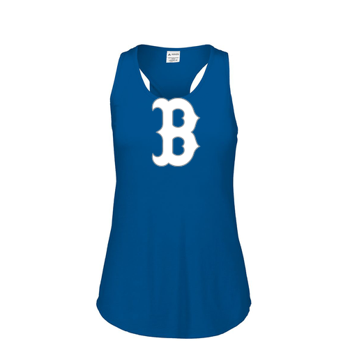 [3078.U55.S-LOGO1] Ladies Tri Blend Tank Top (Female Adult S, Royal, Logo 1)