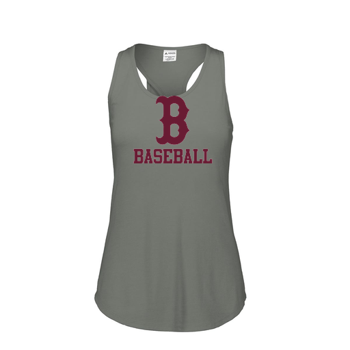 [FT0TUBGY-FAS-LOGO3] Ladies Tri Blend Tank Top (Female Adult S, Gray, Logo 3)