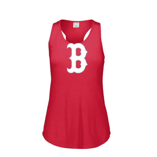 [3078.V96.S-LOGO1] Ladies Tri Blend Tank Top (Female Adult S, Red, Logo 1)