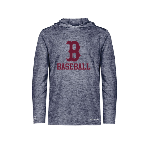 [FOLHCGNV-AS-LOGO3] Decker Men's Charge Hoodie (Adult S, Navy, Logo 3)