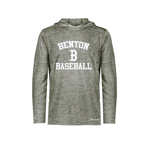 [FOLHCGGY-AS-LOGO2] Men's Charge Hoodie (Adult S, Gray, Logo 2)