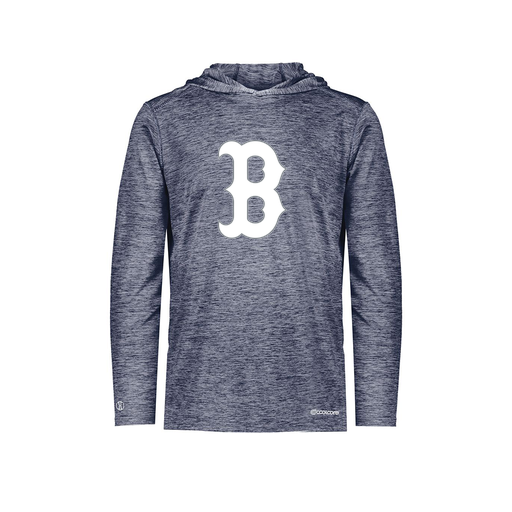 [FOLHCGNV-YS-LOGO1] Decker Youth Charge Hoodie (Youth S, Navy, Logo 1)