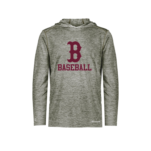 [FOLHCGGY-YS-LOGO3] Decker Youth Charge Hoodie (Youth S, Gray, Logo 3)