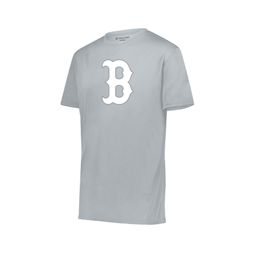 [222818.099.S-LOGO1] Men's Movement Dri Fit Shirt (Adult S, Silver, Logo 1)