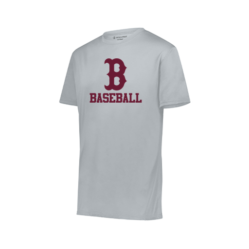 [222818.099.S-LOGO3] Men's Movement Dri Fit Shirt (Adult S, Silver, Logo 3)