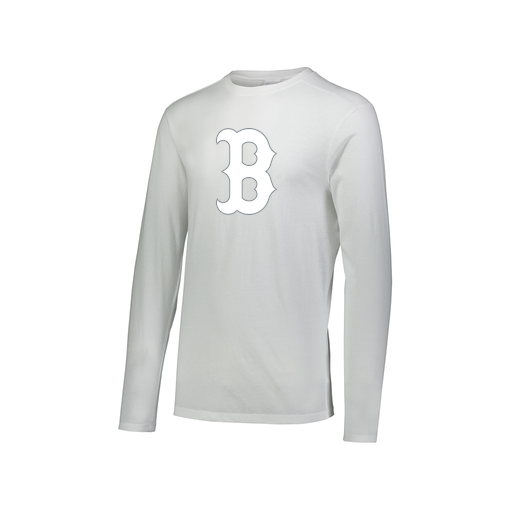 [3075.005.XS-LOGO1] Men's LS Ultra-blend T-Shirt (Adult XS, White, Logo 1)