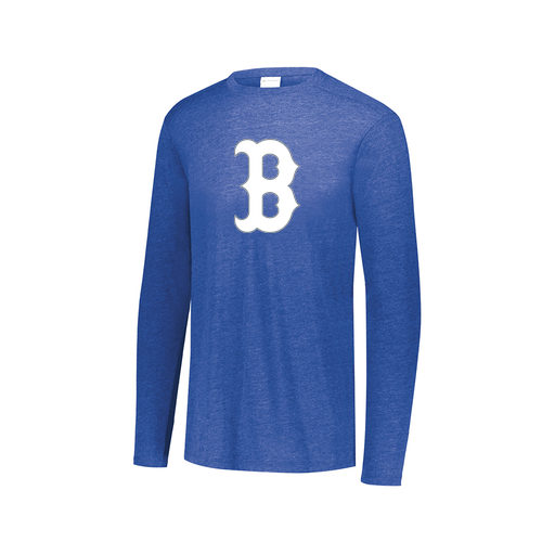 [3075.U55.XS-LOGO1] Men's LS Ultra-blend T-Shirt (Adult XS, Royal, Logo 1)