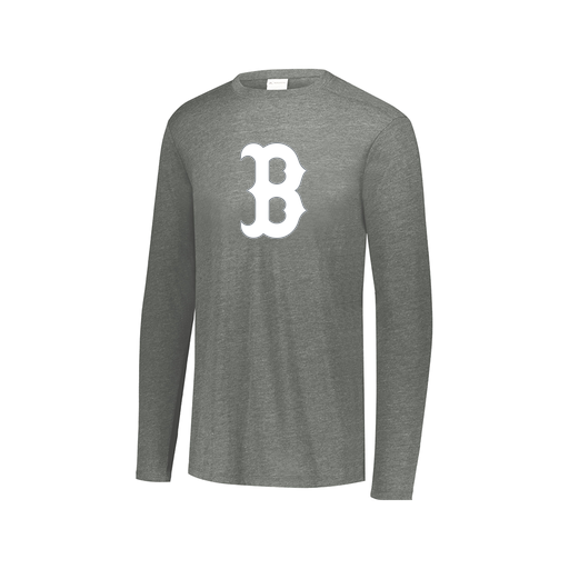 [3075.013.XS-LOGO1] Men's LS Ultra-blend T-Shirt (Adult XS, Gray, Logo 1)