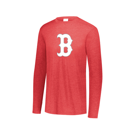 [3075.V96.XS-LOGO1] Men's LS Ultra-blend T-Shirt (Adult XS, Red, Logo 1)