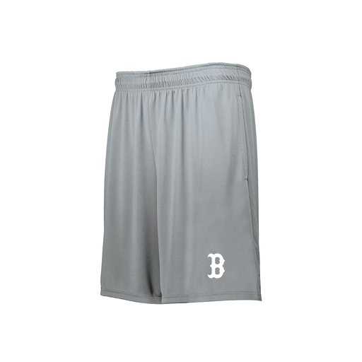 [229511.099.XS-LOGO1] Men's Swift Short (Adult XS, Silver, Logo 1)