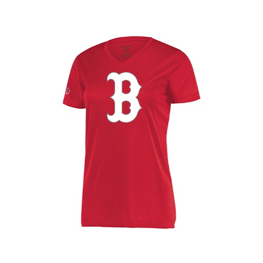 [222820.083.S-LOGO1] Ladies Movement Dri Fit Shirt (Female Adult S, Red, Logo 1)
