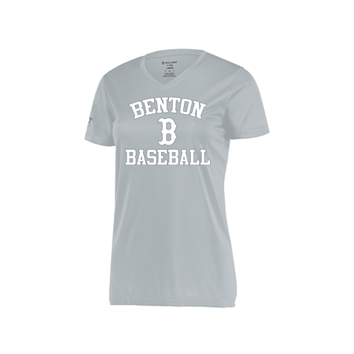[222820.099.S-LOGO2] Ladies Movement Dri Fit Shirt (Female Adult S, Silver, Logo 2)