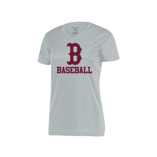 [222820.099.S-LOGO3] Ladies Movement Dri Fit Shirt (Female Adult S, Silver, Logo 3)